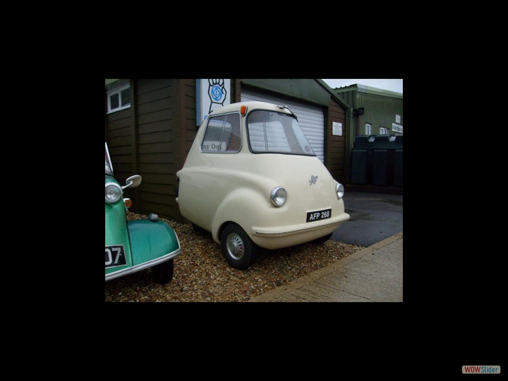 Malcolm Thomas' Scootacar Mark 1 - winner of the Plastics section